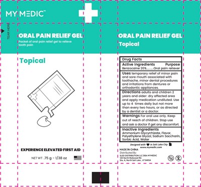 Warning (Mymedic Oral Pain Relief Gel Label)